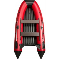 Лодка SMarine AIR Standard - 380 (красный/черный) 