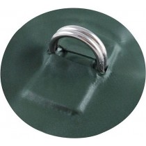 SSCL000450064 Кольцо D-образное двойное, малое, с зеленой накладкой